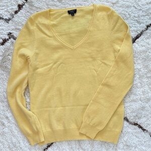 Vintage Butter Yellow Cashmere Sweater